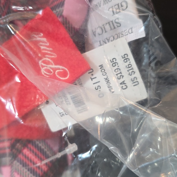 PINK Victoria’s Secret Plush Dog – Plaid – Collectible – Limited Edition - Picture 3 of 3